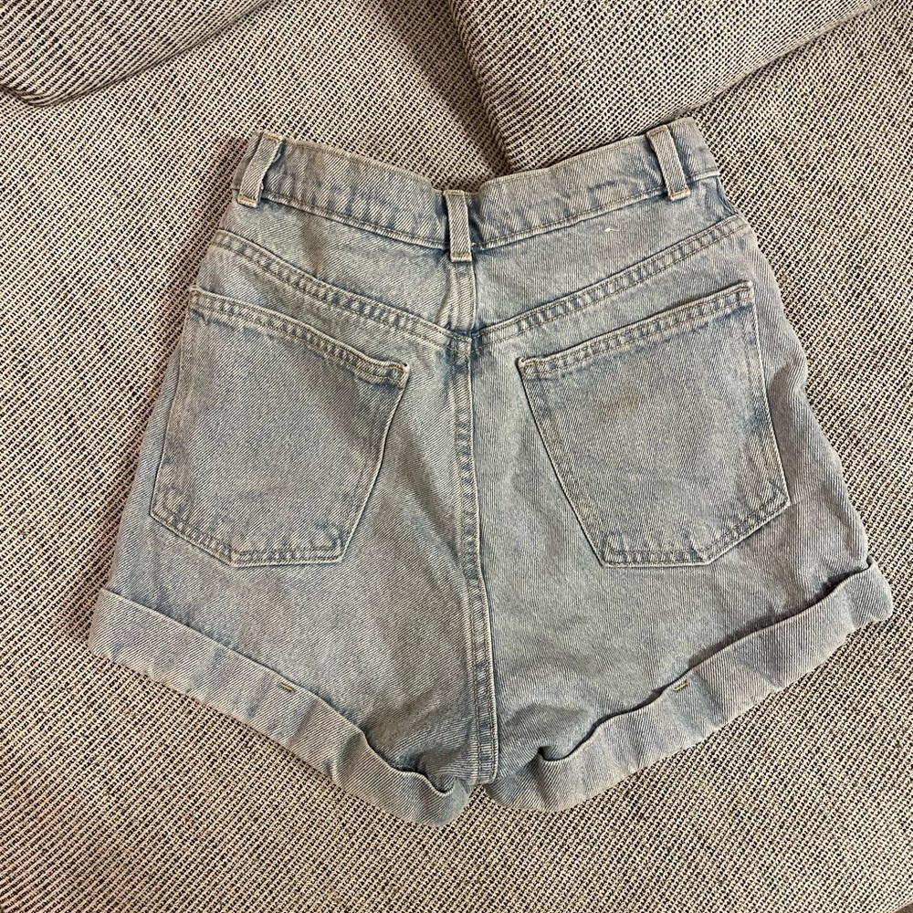 American apparel denim shorts